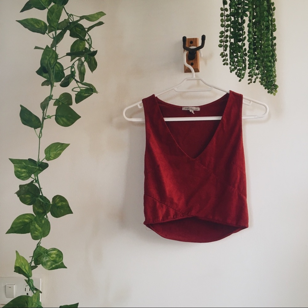Fancy cropped top
